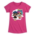 thumbnail image 1 of LOL Surprise! Dolls - Drip Drop Painting Girls - Toddler & Youth Girls Short Sleeve Graphic T-Shirt, 1 of 5