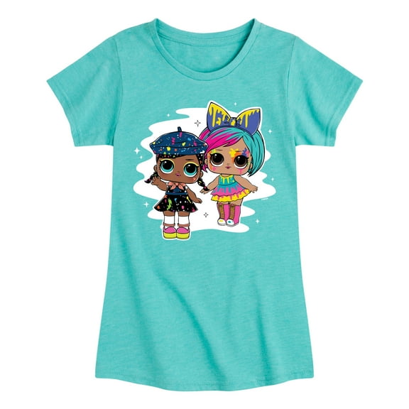 LOL Surprise! Dolls - Drip Drop Painting Girls - Toddler & Youth Girls Short Sleeve Graphic T-Shirt