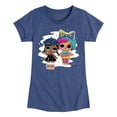 thumbnail image 1 of LOL Surprise! Dolls - Drip Drop Painting Girls - Toddler & Youth Girls Short Sleeve Graphic T-Shirt, 1 of 5