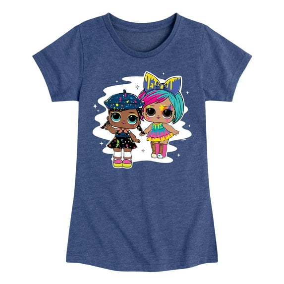 LOL Surprise! Dolls - Drip Drop Painting Girls - Toddler & Youth Girls Short Sleeve Graphic T-Shirt