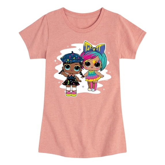 LOL Surprise! Dolls - Drip Drop Painting Girls - Toddler & Youth Girls Short Sleeve Graphic T-Shirt