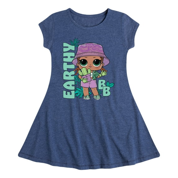 LOL Surprise! Dolls - Earthy BB - Toddler & Youth Girls Fit & Flare Dress