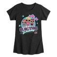 thumbnail image 1 of LOL Surprise! Dolls - Electric Dreams - Retro Vibes - Toddler & Youth Girls Short Sleeve Graphic T-Shirt, 1 of 5