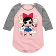 thumbnail image 1 of LOL Surprise! Dolls - Fanime Kawaii - Toddler & Youth Girls Raglan Graphic T-Shirt, 1 of 5