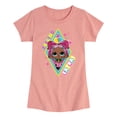thumbnail image 1 of LOL Surprise! Dolls - Feeling Extra - V.R.Q.T. - Toddler & Youth Girls Short Sleeve Graphic T-Shirt, 1 of 4