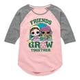 thumbnail image 1 of LOL Surprise! Dolls - Friends Grow Together - Toddler & Youth Girls Raglan Graphic T-Shirt, 1 of 5