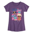 thumbnail image 1 of LOL Surprise! Dolls - Get UR Party On - Toddler & Youth Girls Short Sleeve Graphic T-Shirt, 1 of 4