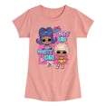thumbnail image 1 of LOL Surprise! Dolls - Get UR Party On - Toddler & Youth Girls Short Sleeve Graphic T-Shirt, 1 of 4