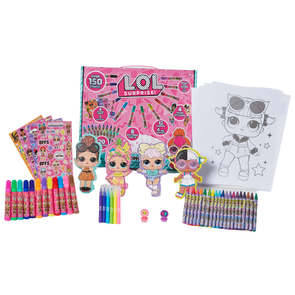 Wholesale LOL Surprise! 112pc Sketchbook Set W/ Sticker MULTI