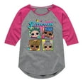 thumbnail image 1 of LOL Surprise! Dolls - Glam Series - Glitterati Retro Style - Toddler & Youth Girls Raglan Graphic T-Shirt, 1 of 5