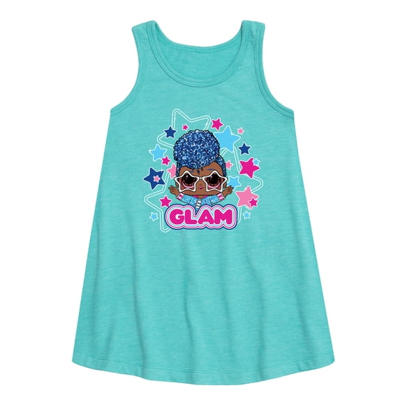 LOL Surprise! Dolls - Glam Series - Independent Queen - Celebrate - Toddler & Youth Girls A-line Dress
