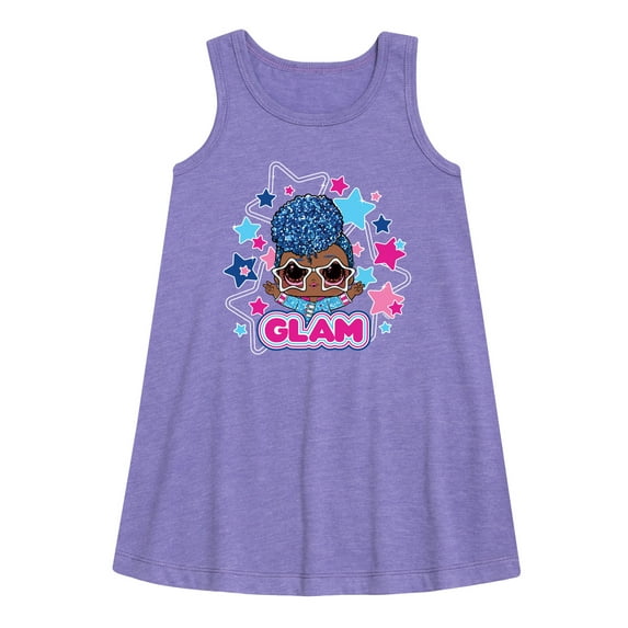 LOL Surprise! Dolls - Glam Series - Independent Queen - Celebrate - Toddler & Youth Girls A-line Dress