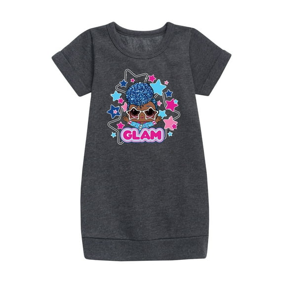LOL Surprise! Dolls - Glam Series - Independent Queen - Celebrate - Toddler & Youth Girls Fleece Dress