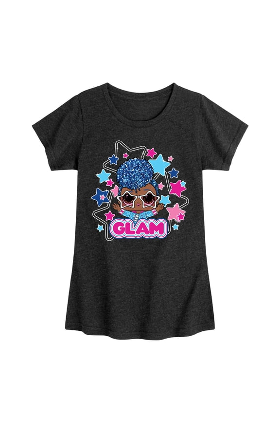 LOL Surprise! Dolls - Glam Series - Independent Queen - Celebrate - Toddler & Youth Girls Short Sleeve Graphic T-Shirt