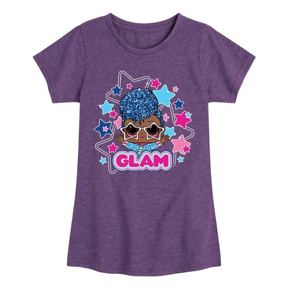LOL Surprise! Dolls - Glam Series - Independent Queen - Celebrate - Toddler & Youth Girls Short Sleeve Graphic T-Shirt