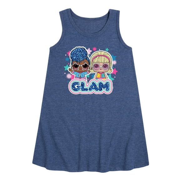 LOL Surprise! Dolls - Glam Stars Independent Queen & Go-Go Girl - Toddler & Youth Girls A-line Dress