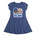 thumbnail image 1 of LOL Surprise! Dolls - Glam Stars Independent Queen & Go-Go Girl - Toddler & Youth Girls Fit & Flare Dress, 1 of 3