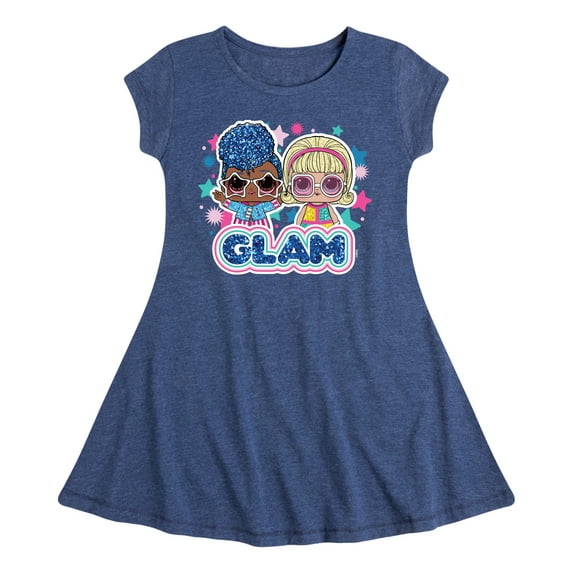 LOL Surprise! Dolls - Glam Stars Independent Queen & Go-Go Girl - Toddler & Youth Girls Fit & Flare Dress