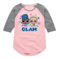 thumbnail image 1 of LOL Surprise! Dolls - Glam Stars Independent Queen & Go-Go Girl - Toddler & Youth Girls Raglan Graphic T-Shirt, 1 of 3