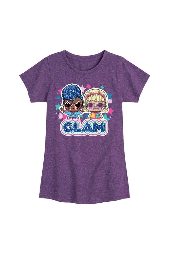 LOL Surprise! Dolls - Glam Stars Independent Queen & Go-Go Girl - Toddler & Youth Girls Short Sleeve Graphic T-Shirt