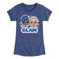 thumbnail image 1 of LOL Surprise! Dolls - Glam Stars Independent Queen & Go-Go Girl - Toddler & Youth Girls Short Sleeve Graphic T-Shirt, 1 of 4