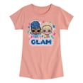 thumbnail image 1 of LOL Surprise! Dolls - Glam Stars Independent Queen & Go-Go Girl - Toddler & Youth Girls Short Sleeve Graphic T-Shirt, 1 of 4