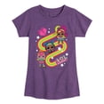 thumbnail image 1 of LOL Surprise! Dolls - Glow Grrrl, Neon QT, & Beats Babe - Toddler & Youth Girls Short Sleeve Graphic T-Shirt, 1 of 4
