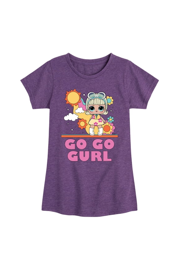 LOL Surprise! Dolls - Go Go Gurl - Sunshine & Flowers - Toddler & Youth Girls Short Sleeve Graphic T-Shirt