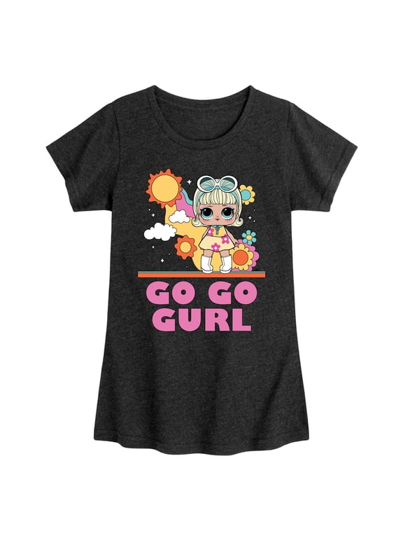 LOL Surprise! Dolls - Go Go Gurl - Sunshine & Flowers - Toddler & Youth Girls Short Sleeve Graphic T-Shirt