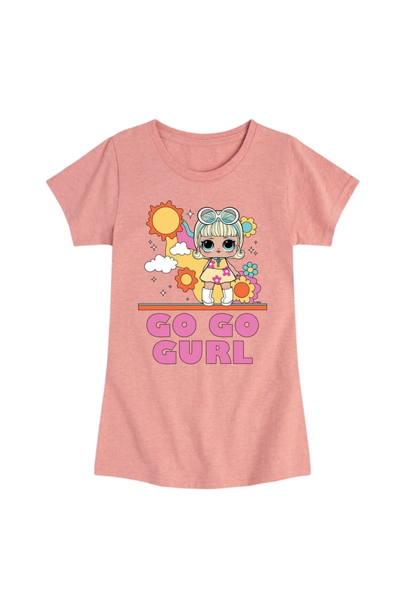 LOL Surprise! Dolls - Go Go Gurl - Sunshine & Flowers - Toddler & Youth Girls Short Sleeve Graphic T-Shirt