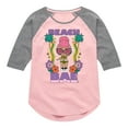 thumbnail image 1 of LOL Surprise! Dolls - Groovy Beach Babe - Toddler & Youth Girls Raglan Graphic T-Shirt, 1 of 5