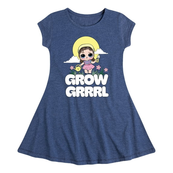 LOL Surprise! Dolls - Grow Grrrl - Toddler & Youth Girls Fit & Flare Dress