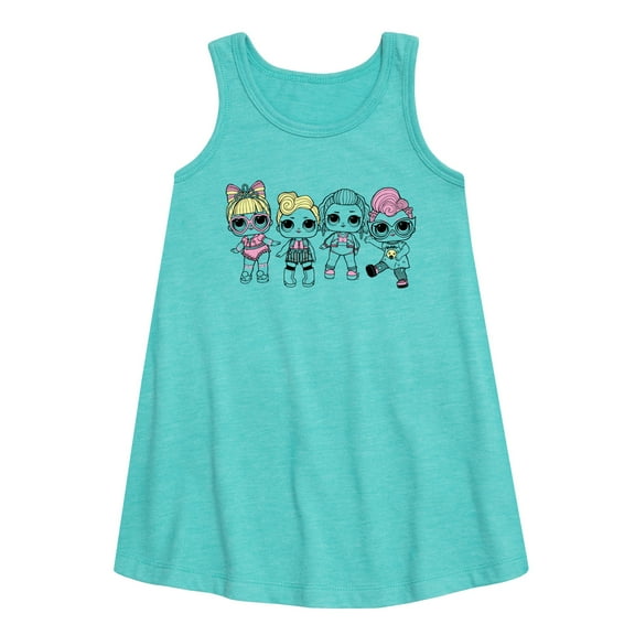 LOL Surprise! Dolls - Grrrl Squad - Toddler & Youth Girls A-line Dress