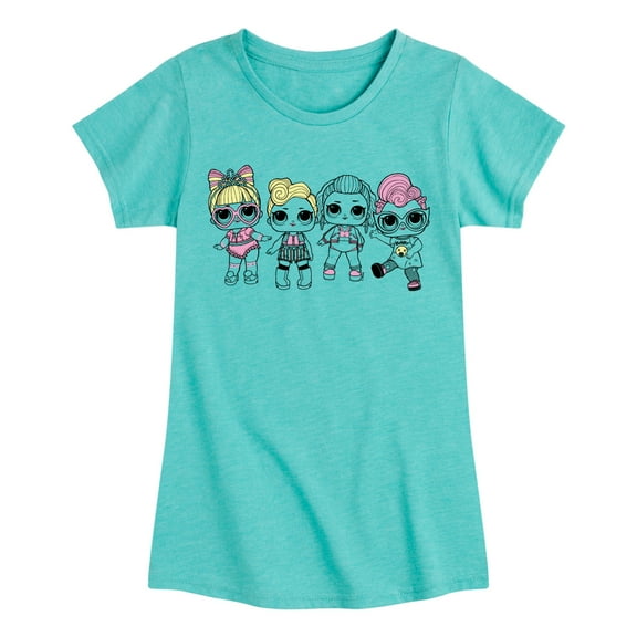 LOL Surprise! Dolls - Grrrl Squad - Toddler & Youth Girls Short Sleeve Graphic T-Shirt