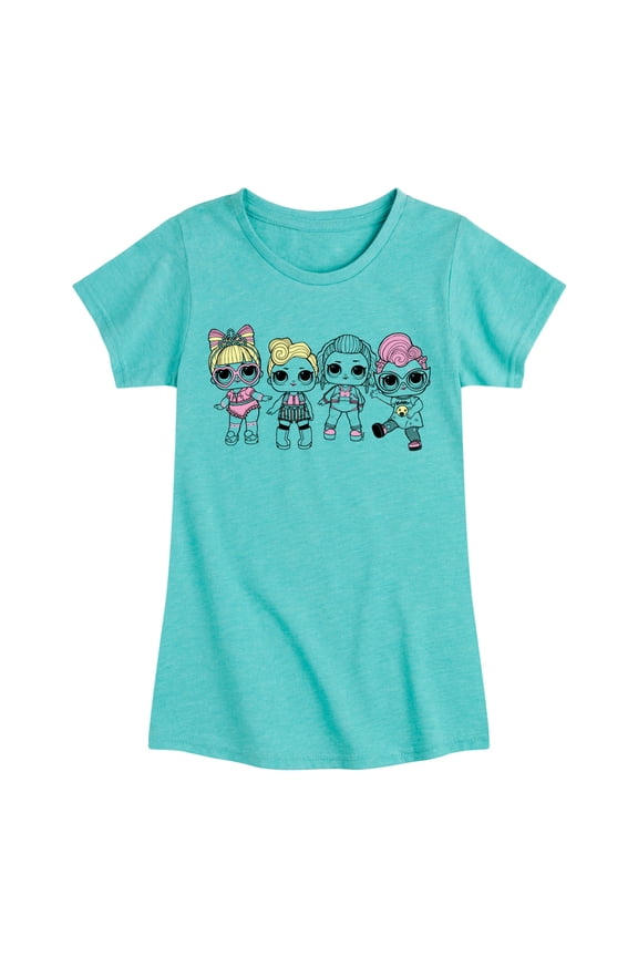 LOL Surprise! Dolls - Grrrl Squad - Toddler & Youth Girls Short Sleeve Graphic T-Shirt