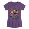 thumbnail image 1 of LOL Surprise! Dolls - Grrrls Run the World - Toddler & Youth Girls Short Sleeve Graphic T-Shirt, 1 of 5