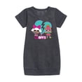 thumbnail image 1 of LOL Surprise! Dolls - Heart Mended BFFS - Deva & Neon QT - Toddler & Youth Girls Fleece Dress, 1 of 1