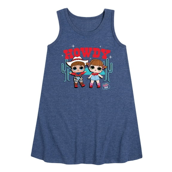 LOL Surprise! Dolls - Howdy Cowgirls - Toddler & Youth Girls A-line Dress