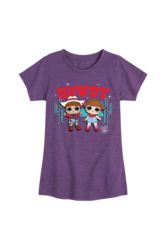 LOL Surprise! Dolls - Howdy Cowgirls - Toddler & Youth Girls Short Sleeve Graphic T-Shirt