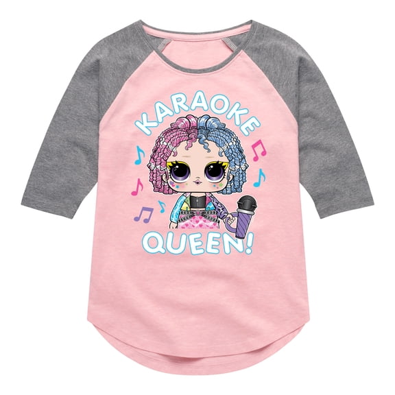 LOL Surprise! Dolls - Karaoke Queen - Toddler & Youth Girls Raglan Graphic T-Shirt