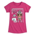 thumbnail image 1 of LOL Surprise! Dolls Kitty Queen - Computer Design - Toddler & Youth Girls Short Sleeve Graphic T-Shirt, 1 of 5