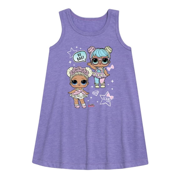 LOL Surprise! Dolls - LOL Hi Bae! - Toddler & Youth Girls A-line Dress