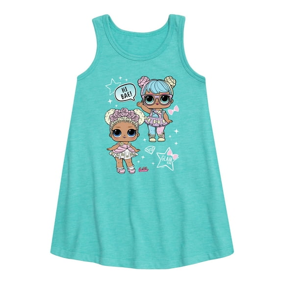 LOL Surprise! Dolls - LOL Hi Bae! - Toddler & Youth Girls A-line Dress