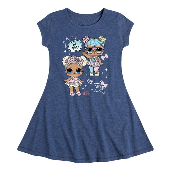 LOL Surprise! Dolls - LOL Hi Bae! - Toddler & Youth Girls Fit & Flare Dress