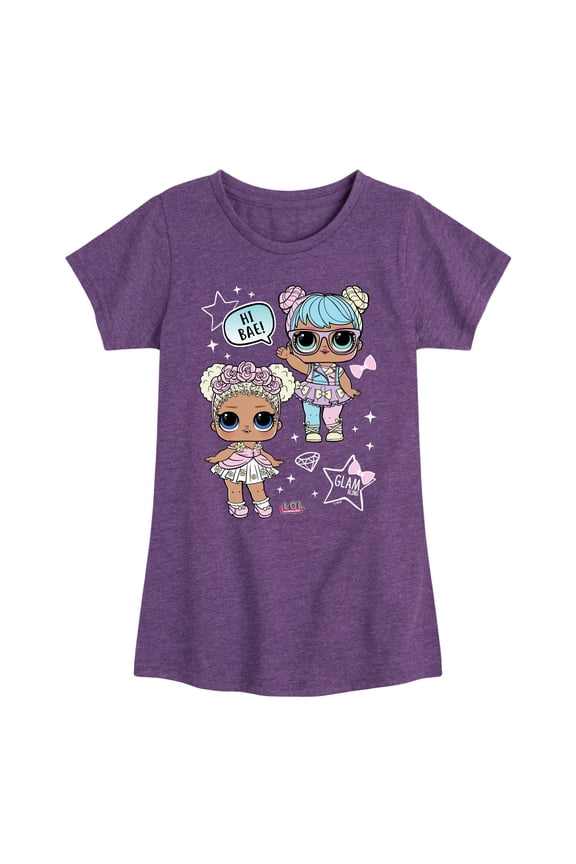 LOL Surprise! Dolls - LOL Hi Bae! - Toddler & Youth Girls Short Sleeve Graphic T-Shirt