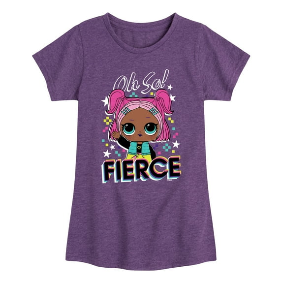 LOL Surprise! Dolls - Oh So Fierce - Boss Queen - Toddler & Youth Girls Short Sleeve Graphic T-Shirt