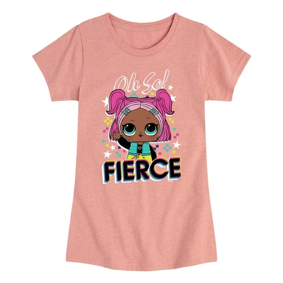 LOL Surprise! Dolls - Oh So Fierce - Boss Queen - Toddler & Youth Girls Short Sleeve Graphic T-Shirt