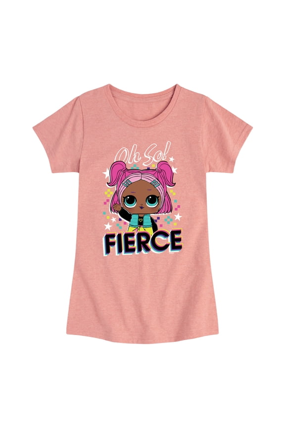LOL Surprise! Dolls - Oh So Fierce - Boss Queen - Toddler & Youth Girls Short Sleeve Graphic T-Shirt
