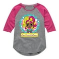 thumbnail image 1 of LOL Surprise! Dolls - Outrageous -Glow Grrrl - Toddler & Youth Girls Raglan Graphic T-Shirt, 1 of 4