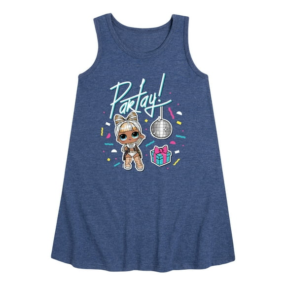 LOL Surprise! Dolls - Partay with Kitty Queen - Toddler & Youth Girls A-line Dress